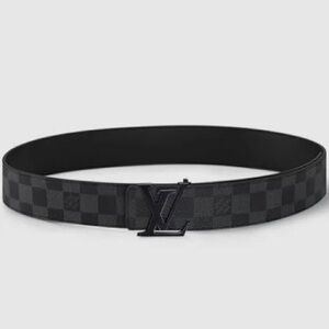 Louis Vuitton Black Checkered Belt Bag